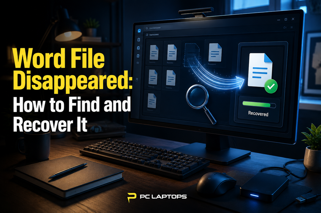 Word File Disappeared: How to Find and Recover It