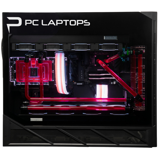 Custom PC Laptops desktop, glass side panel