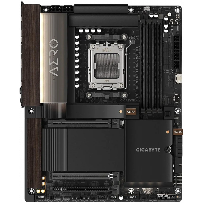 GIGABYTE X870E AERO X3D DARK WOOD