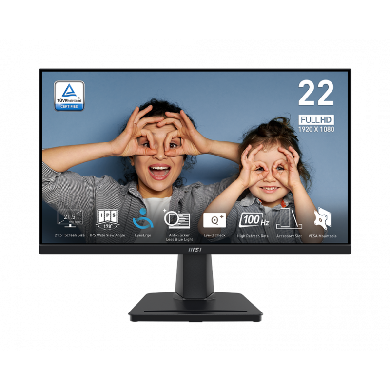 MSI PRO MP225 21.5" 100HZ