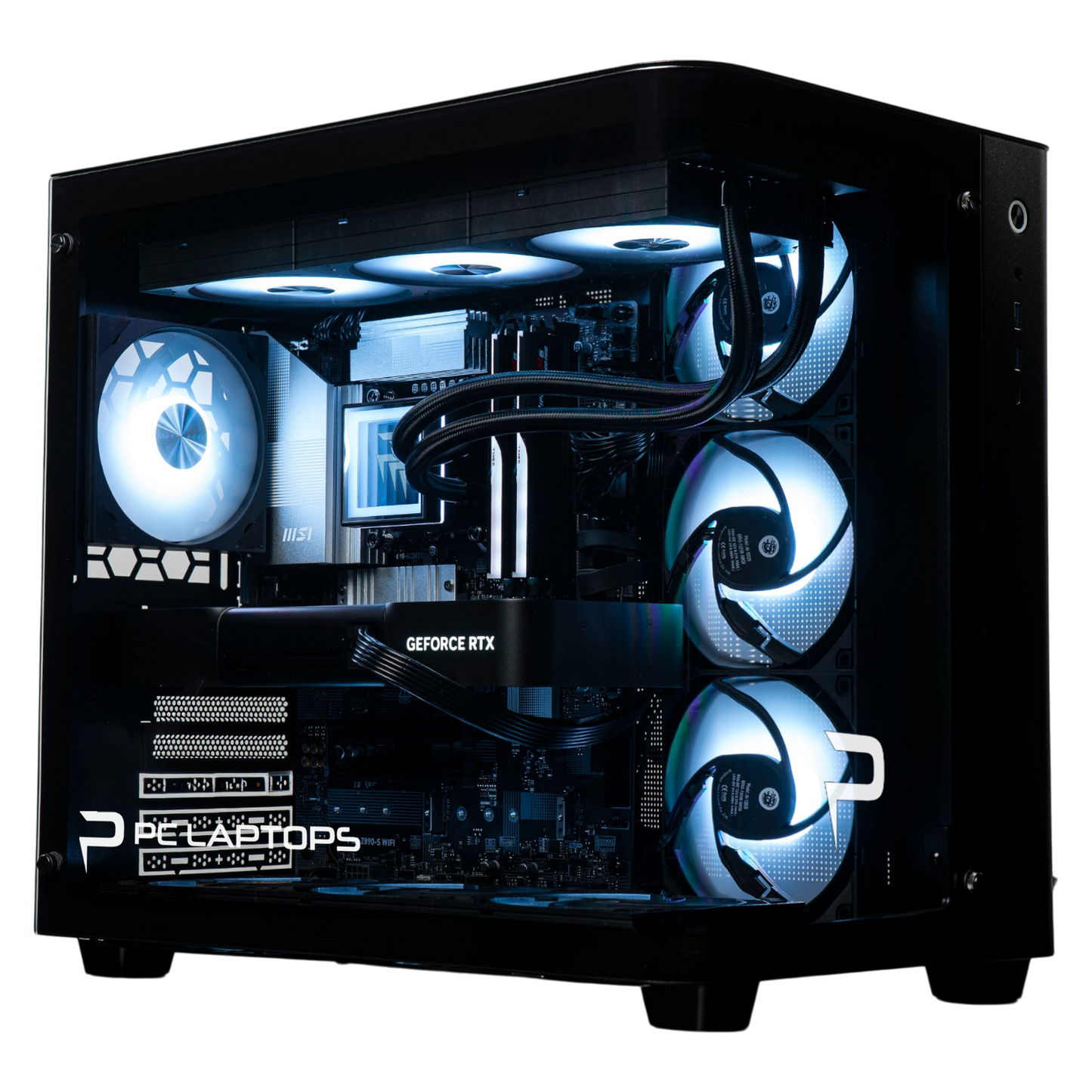 PC Laptops S-6 desktop, bottom 45-degree view