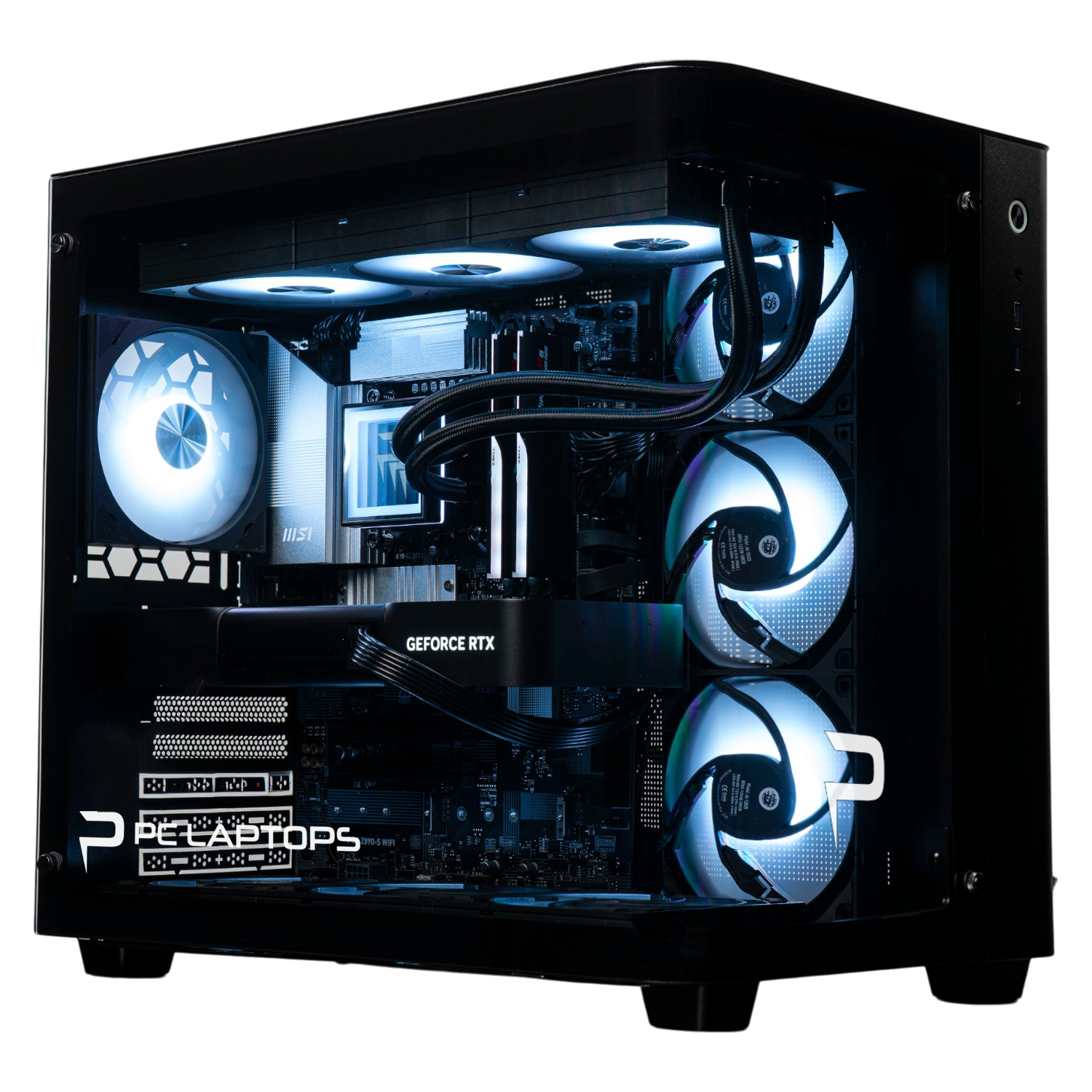PC Laptops S-6 desktop, bottom 45-degree view