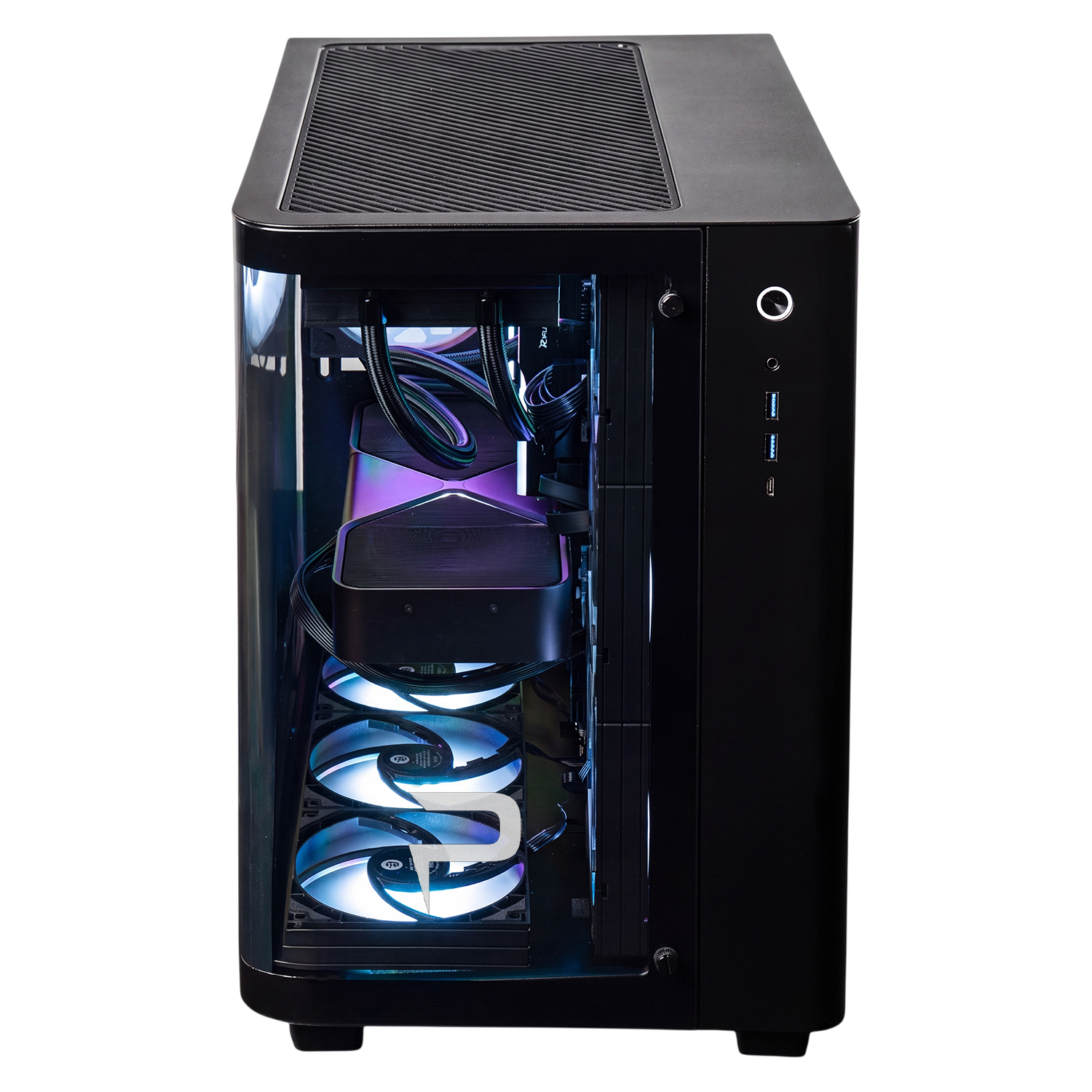 PC Laptops S-6 desktop, top-front angle