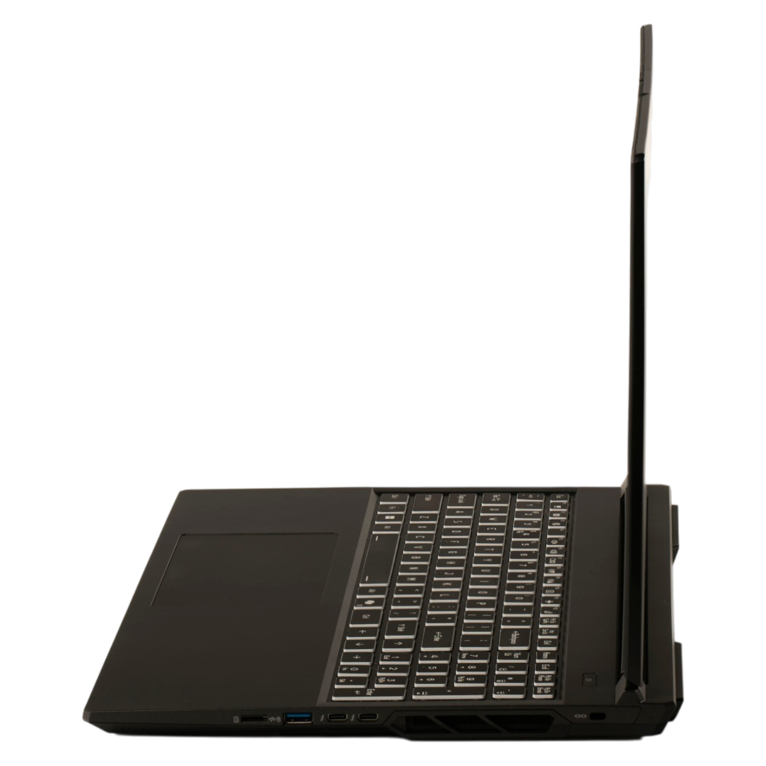 PC Laptops SMT-8 laptop — thin side profile, open